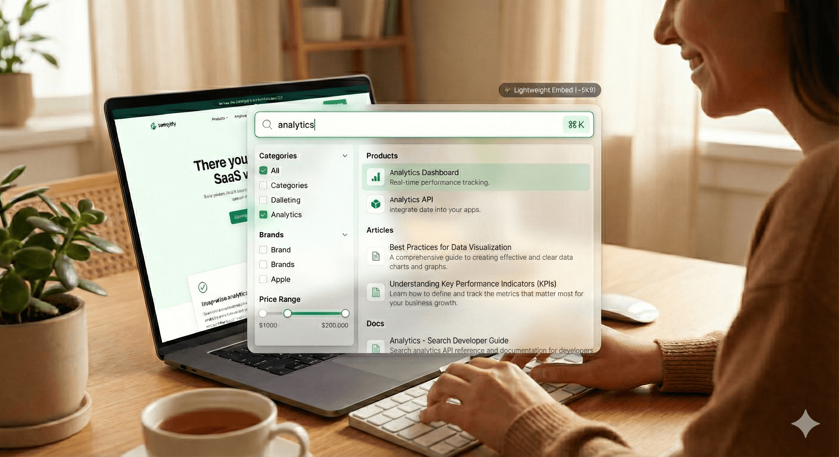 Instant Search Widget