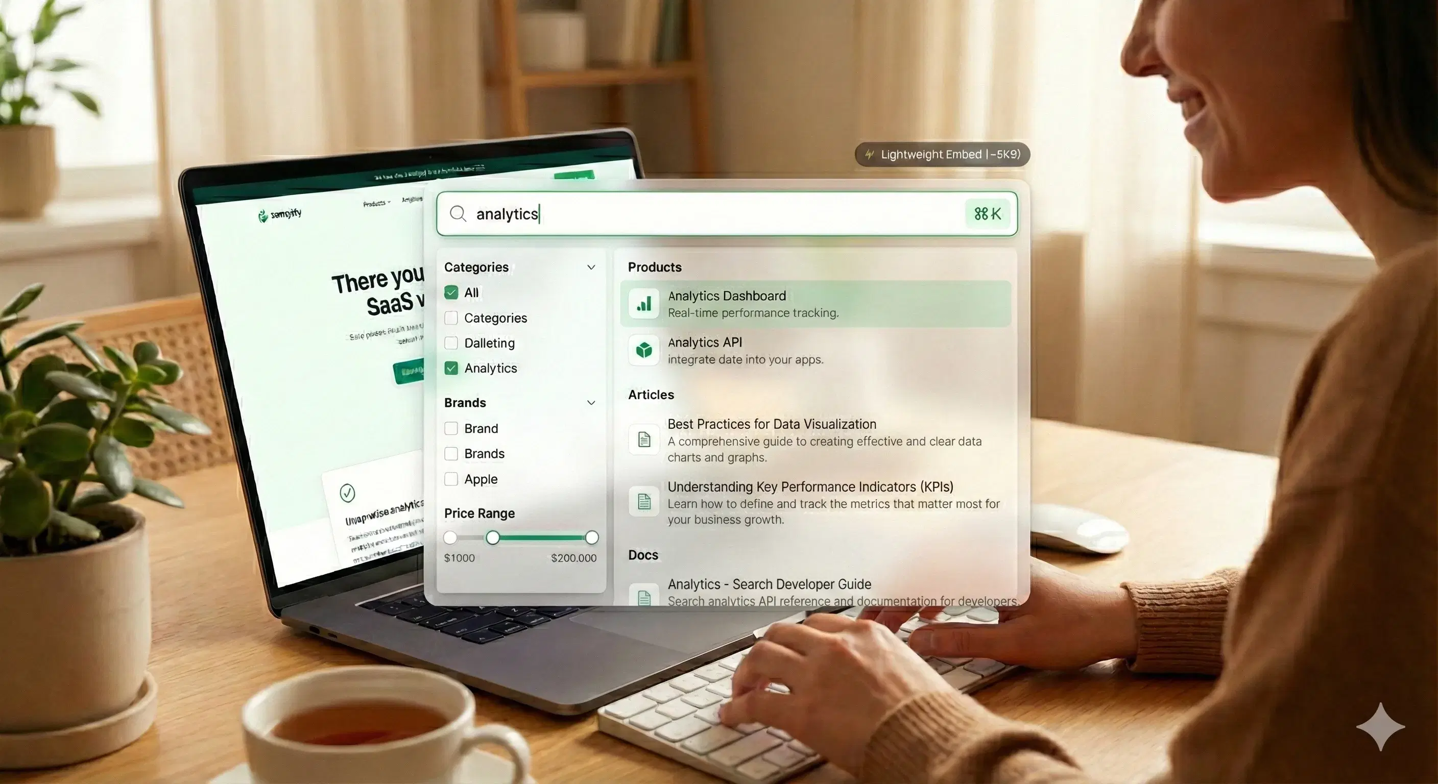 Instant Search Widget