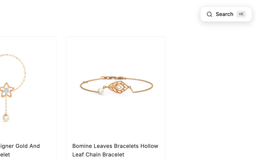 Search trigger button